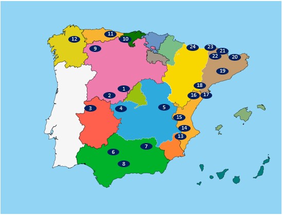 mapa zonas 2024